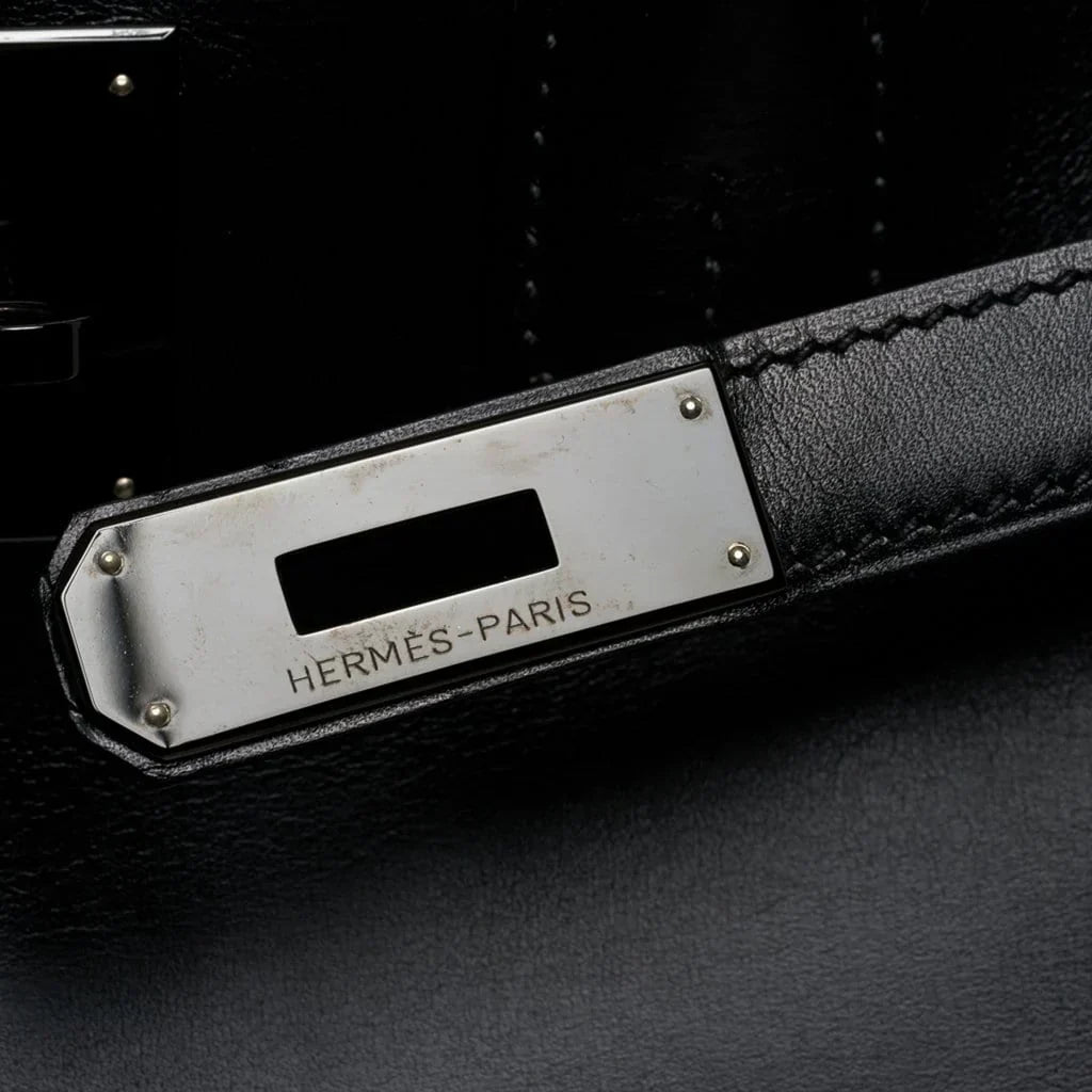 Birkin 30 Bag So Black Limited Edition Box Leather