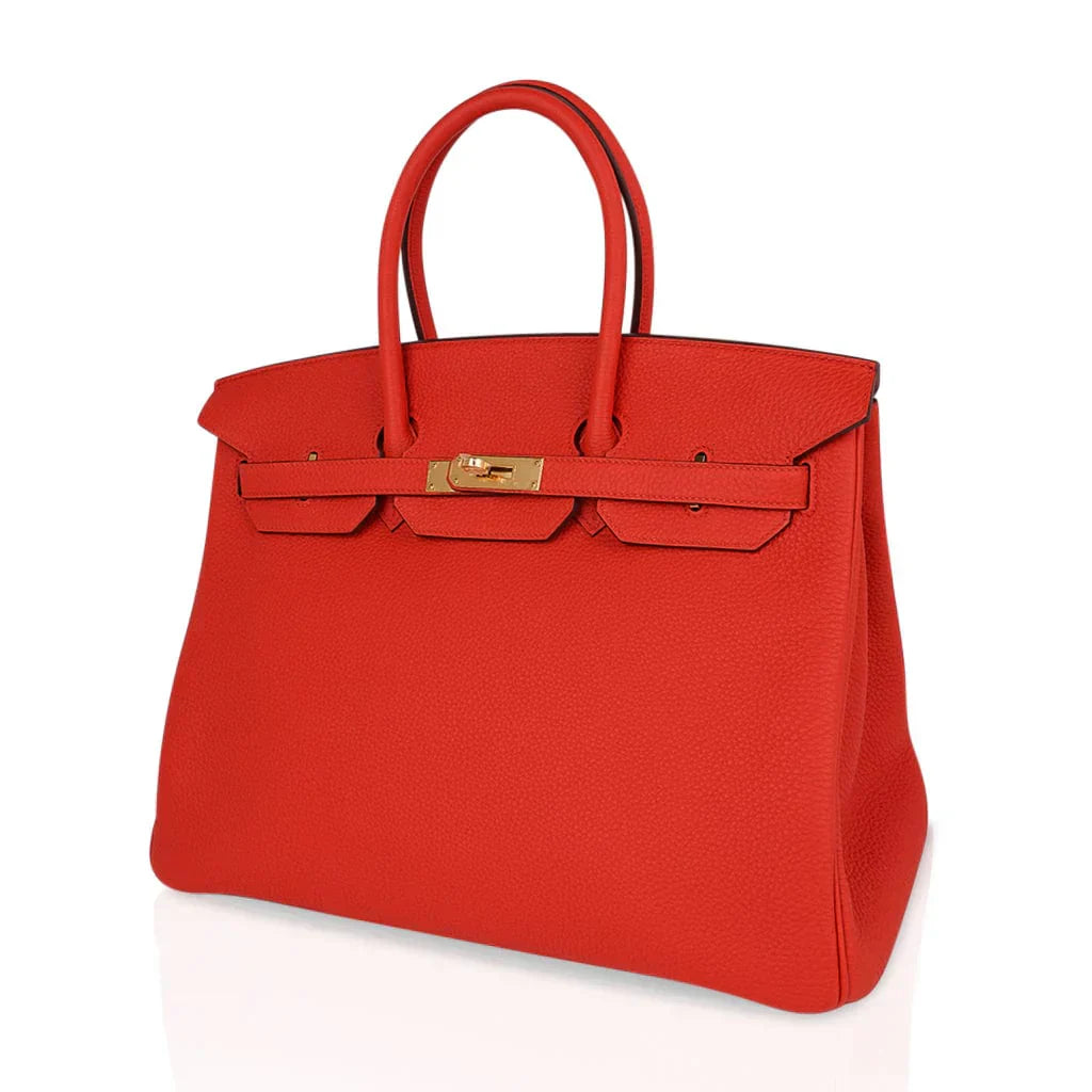 Birkin 35 Bag Capucine Togo Leather with Gold Hardware