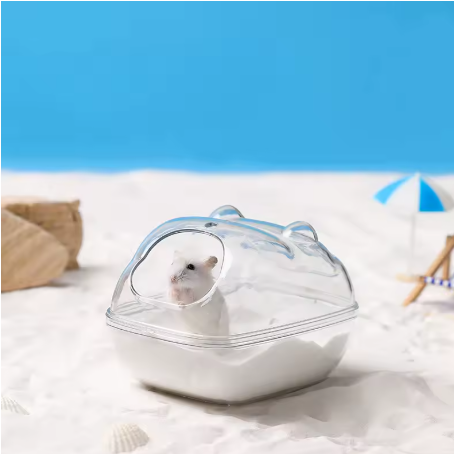 Hamster Transparent Sand Basin
